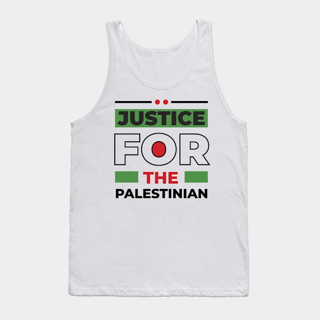 Justice for the palestinian Tank Top by MZeeDesigns